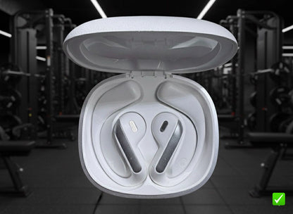 Cuffie Sportivi Premium - Bluetooth -Gancio Sicuro Anti-Caduta | Batteria Tutto il Giorno